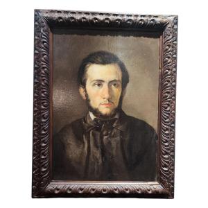 19th-century Oil Portrait