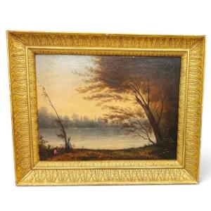 Antique 19th-century Landscape Painting