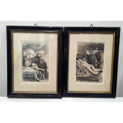 Pair Of 19th Century Engravings