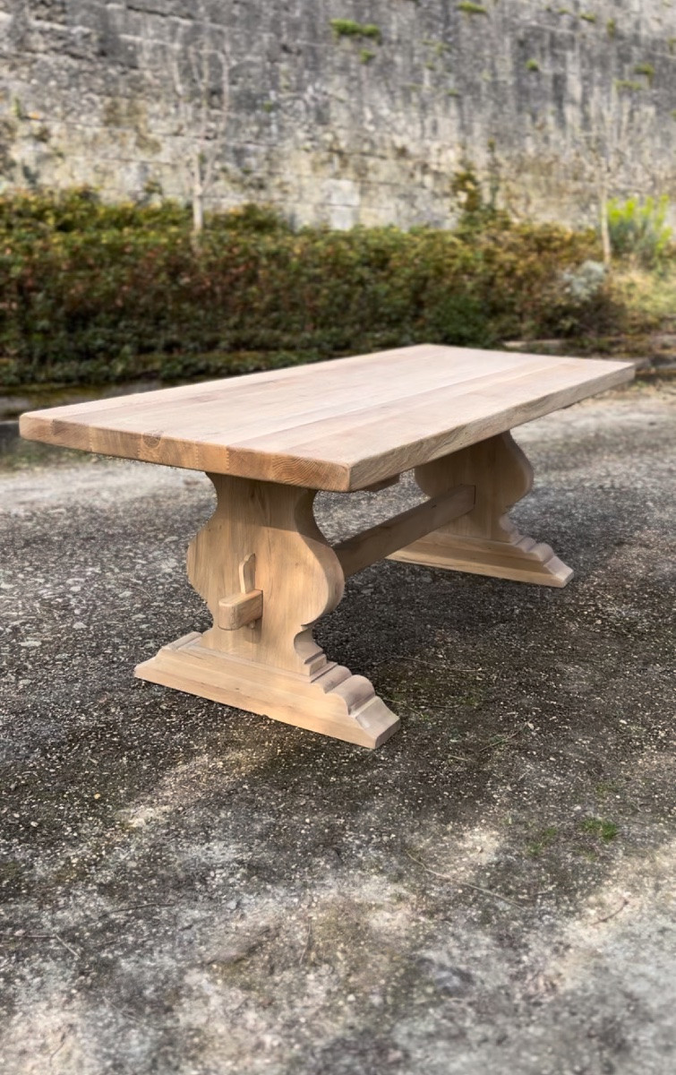 Table De Ferme En Chêne -photo-2