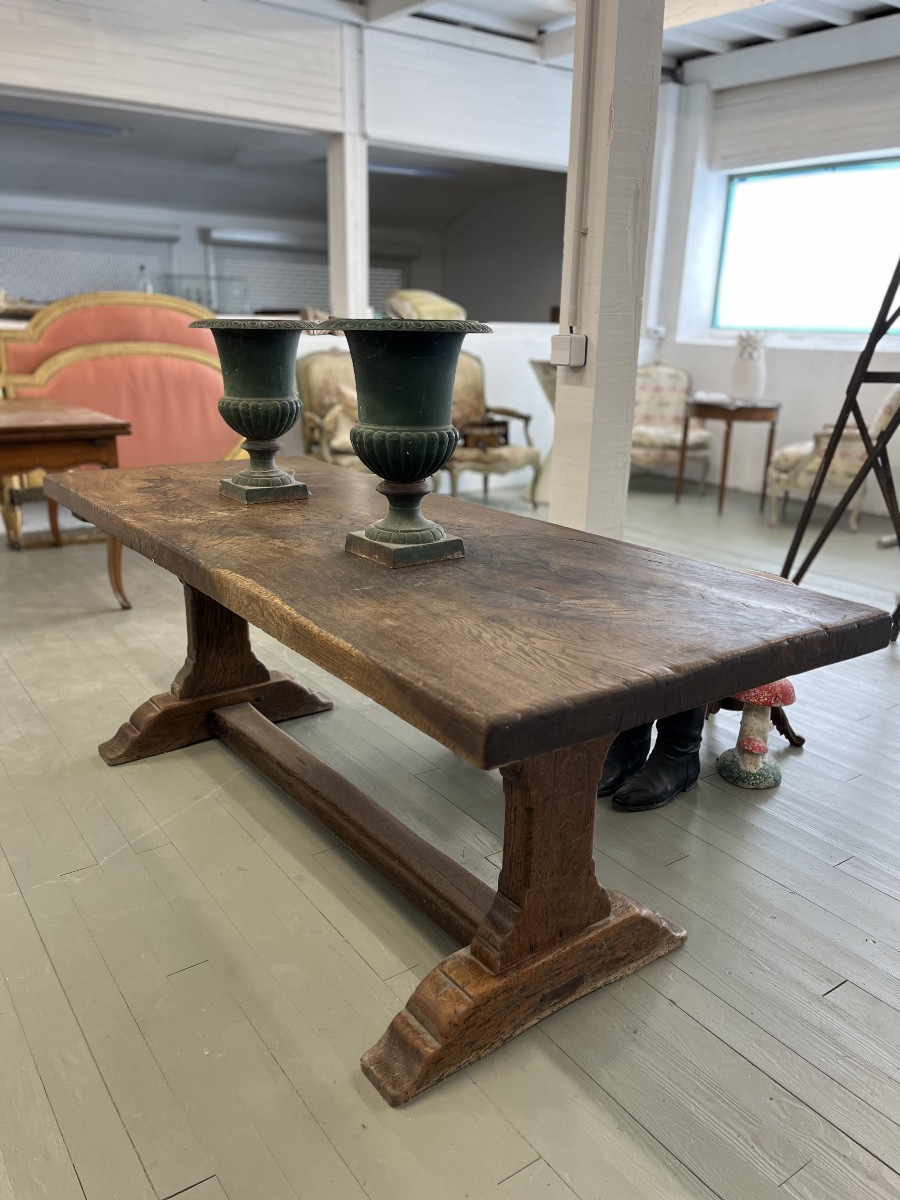 Table de ferme en chêne -photo-3