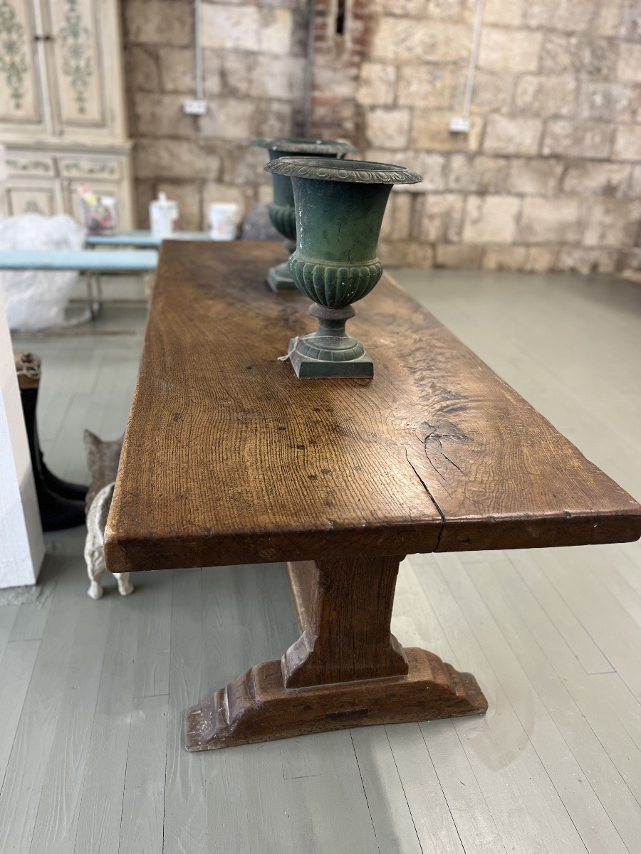 Table de ferme en chêne -photo-4