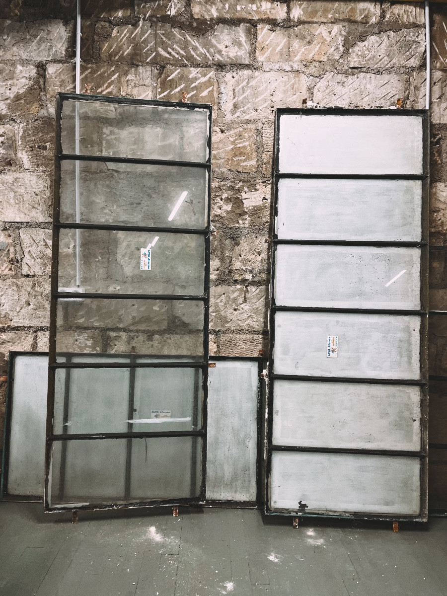 Ensemble de verrières d’atelier 