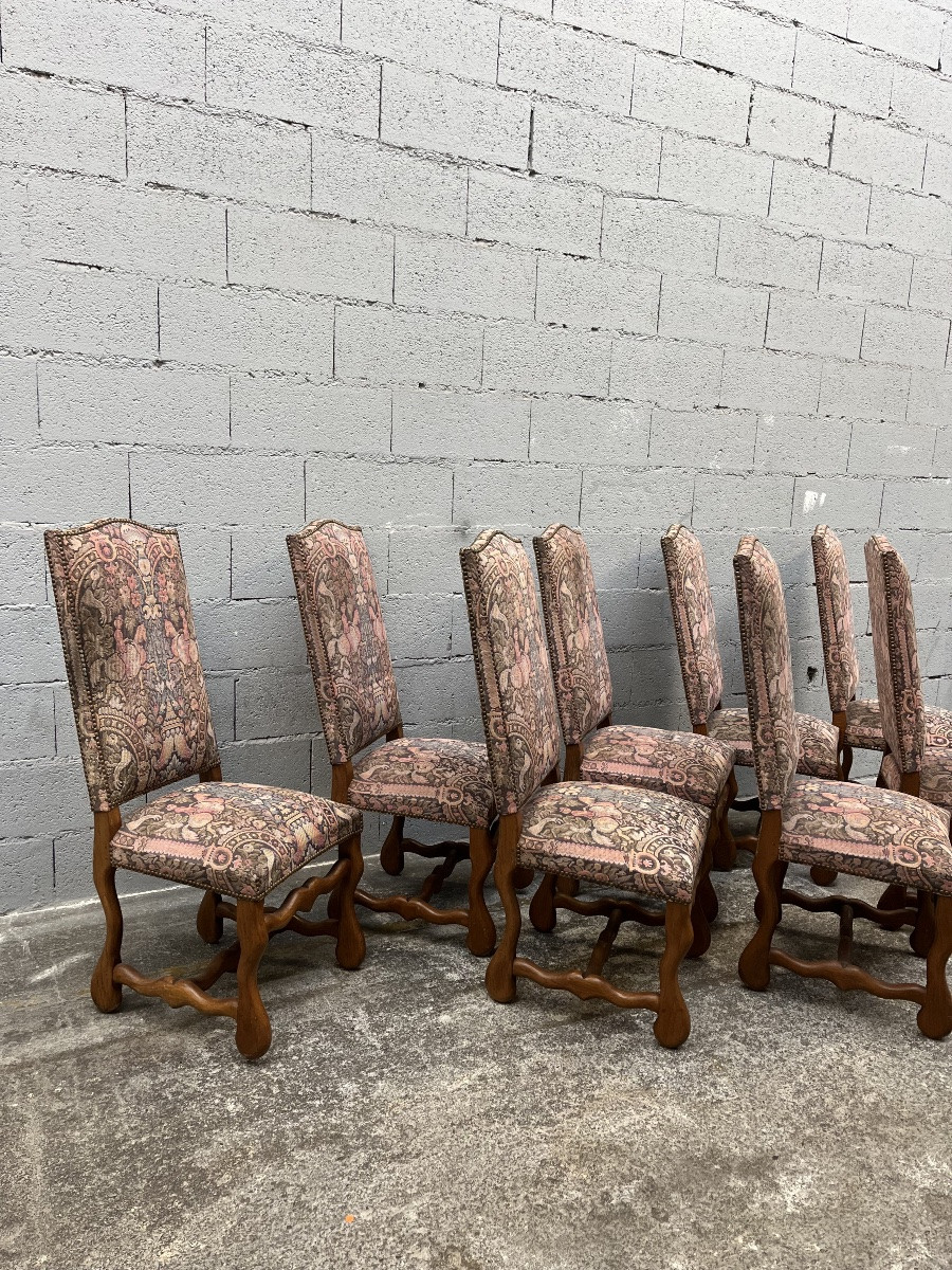 Set Of 8 Chairs -photo-3