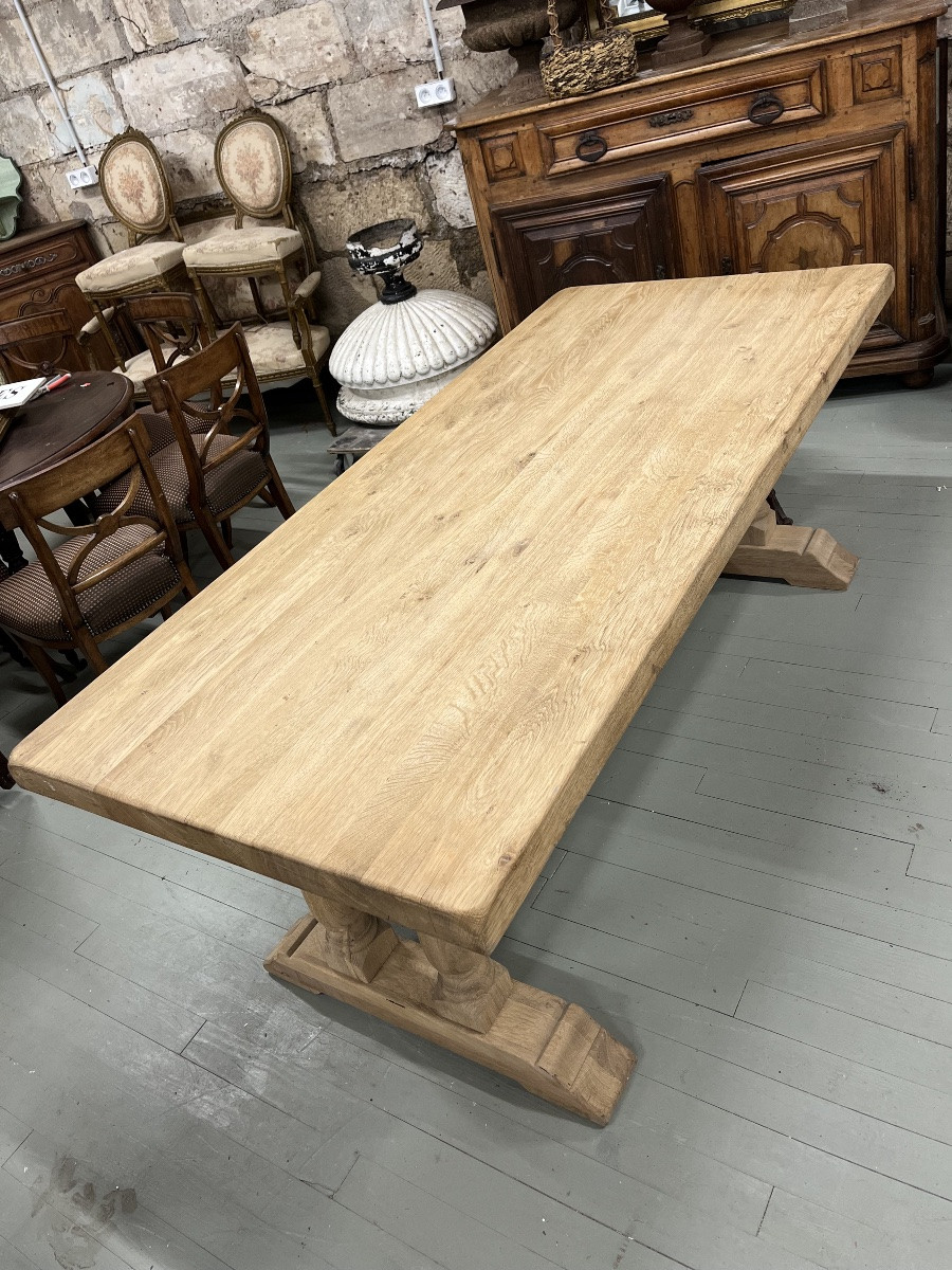 Table de monastère sablée -photo-4