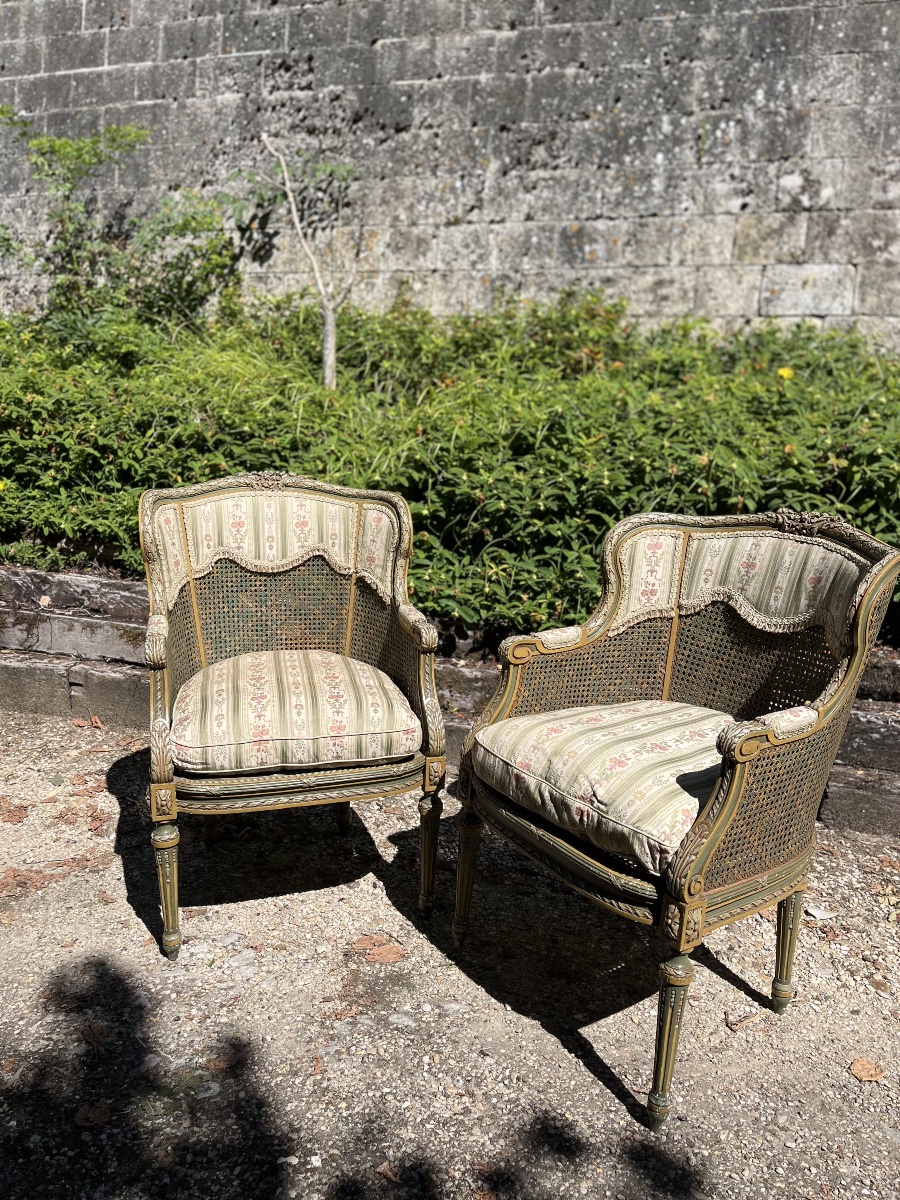 Pair Of Wingback Chairs -photo-1