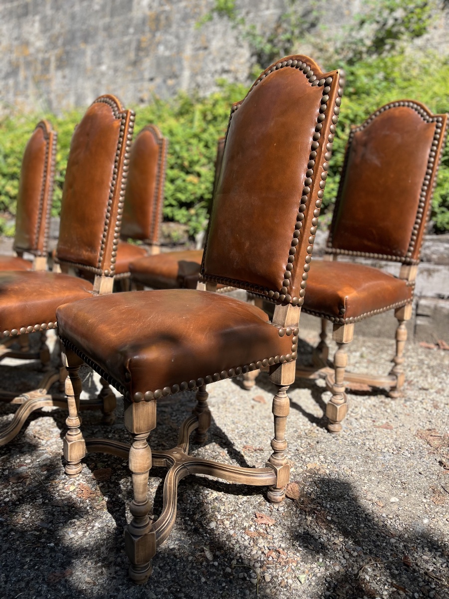 Set Of 6 Chairs -photo-3