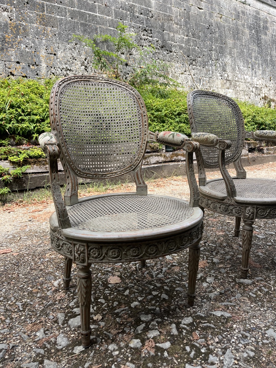 Pair Of Armchairs -photo-3