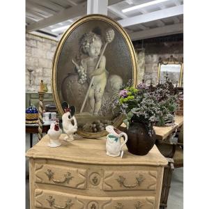 Huile sur toile - chérubin 