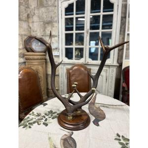 Deer Antler Candle Holder 