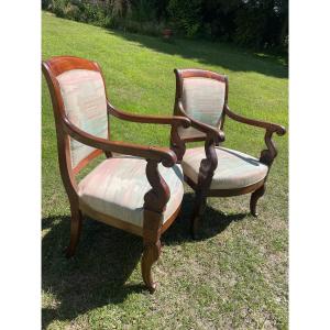 Pair Of Restoration Armchairs