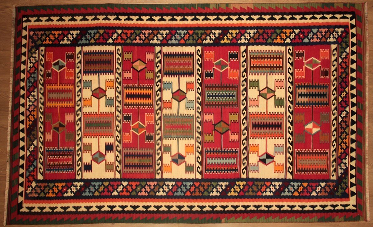 Kilim gashghaï kashkuli Iran 276 x 171 cm-photo-2