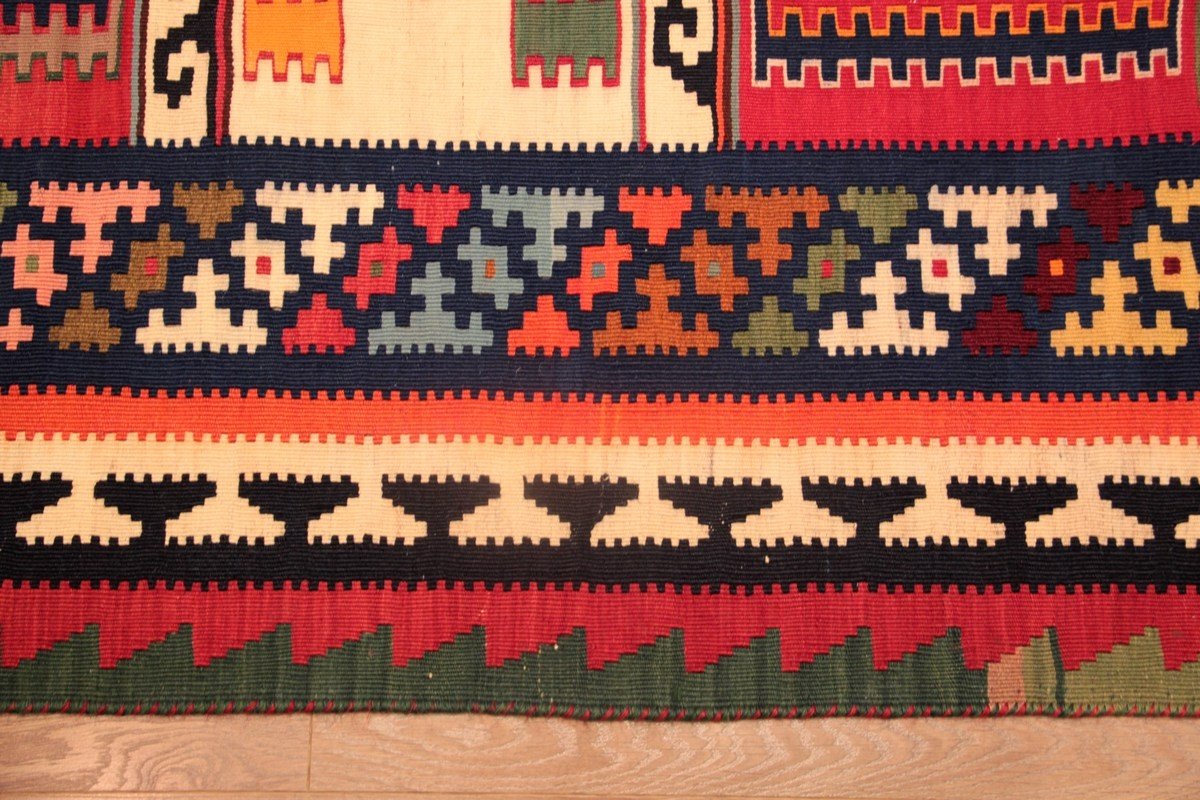 Gashghaï Kashkuli Kilim Iran 276 X 171 Cm-photo-4