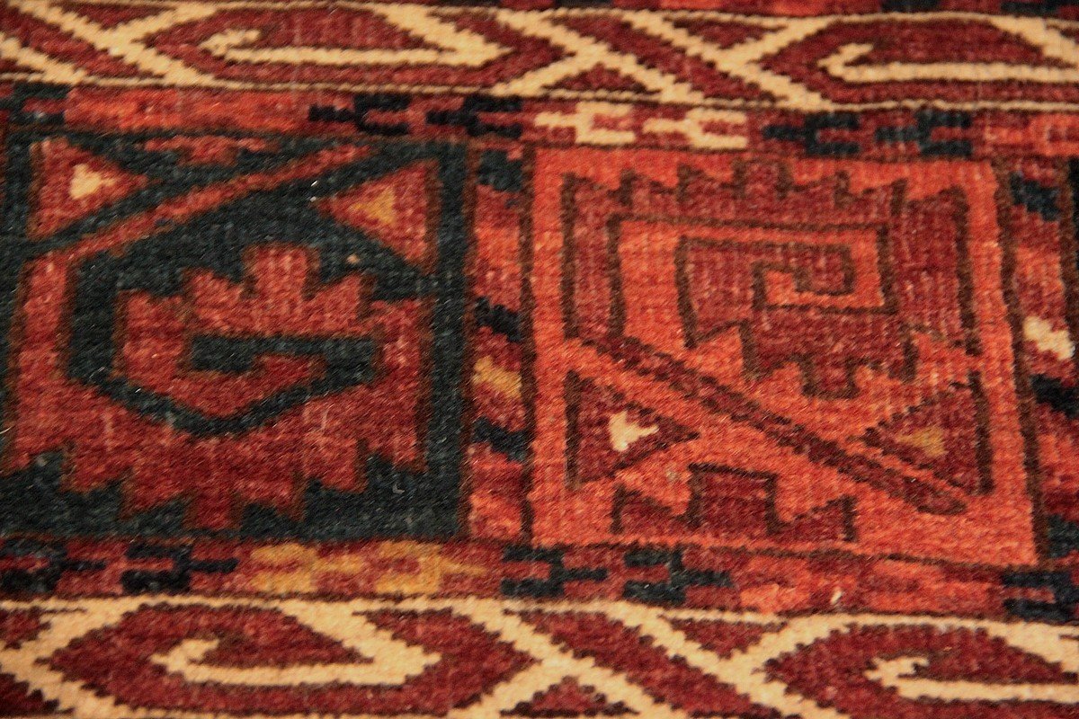 Ensi Tekké Hatchlou Carpet Turkmenistan 160 X 111 Cm-photo-4