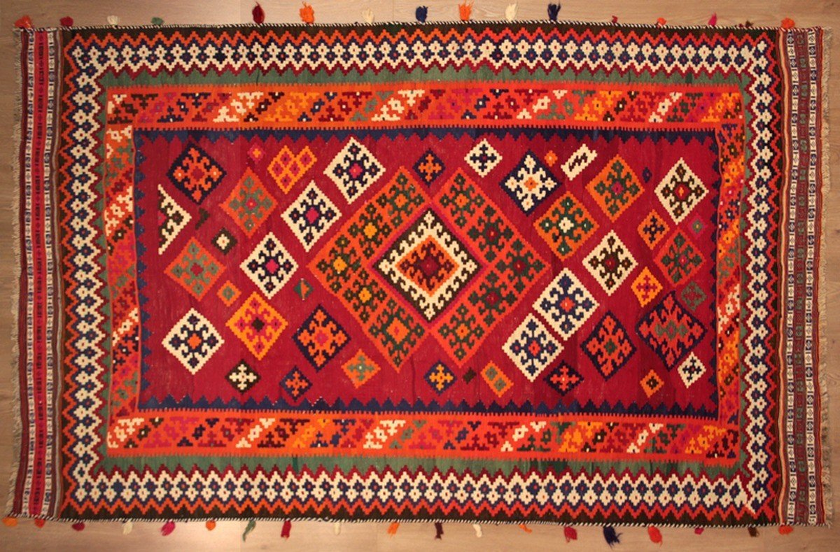 Kilim gashghaï kashkuli Iran 260 x 163 cm-photo-2