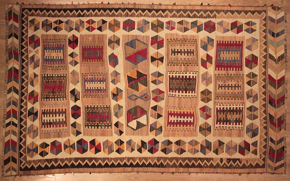 Kilim gashghaï kashkuli Iran 264 x 161 cm-photo-2