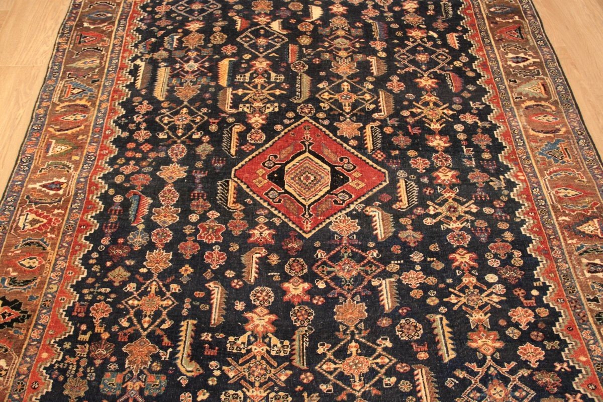 Iran Gashghaï Carpet 253 X 165 Cm-photo-5