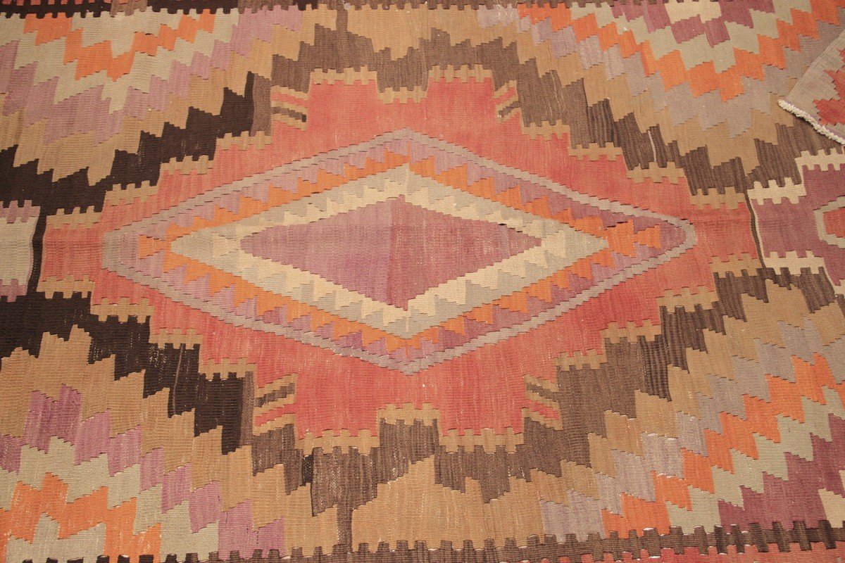 Gashghaï Kilim Iran 455 X 132 Cm-photo-2