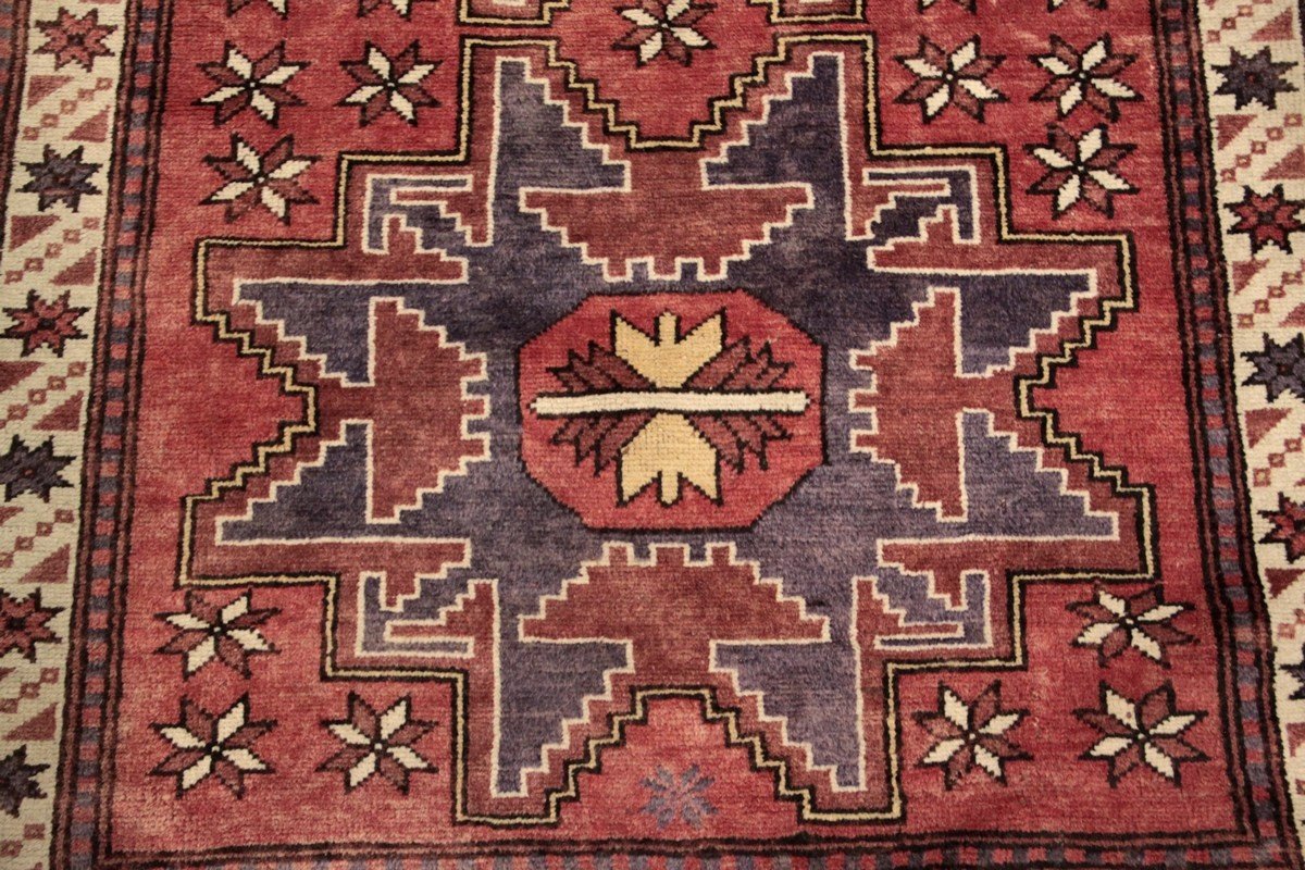 Turkish Rug, Lesghi Pattern, 197 X 104 Cm-photo-3