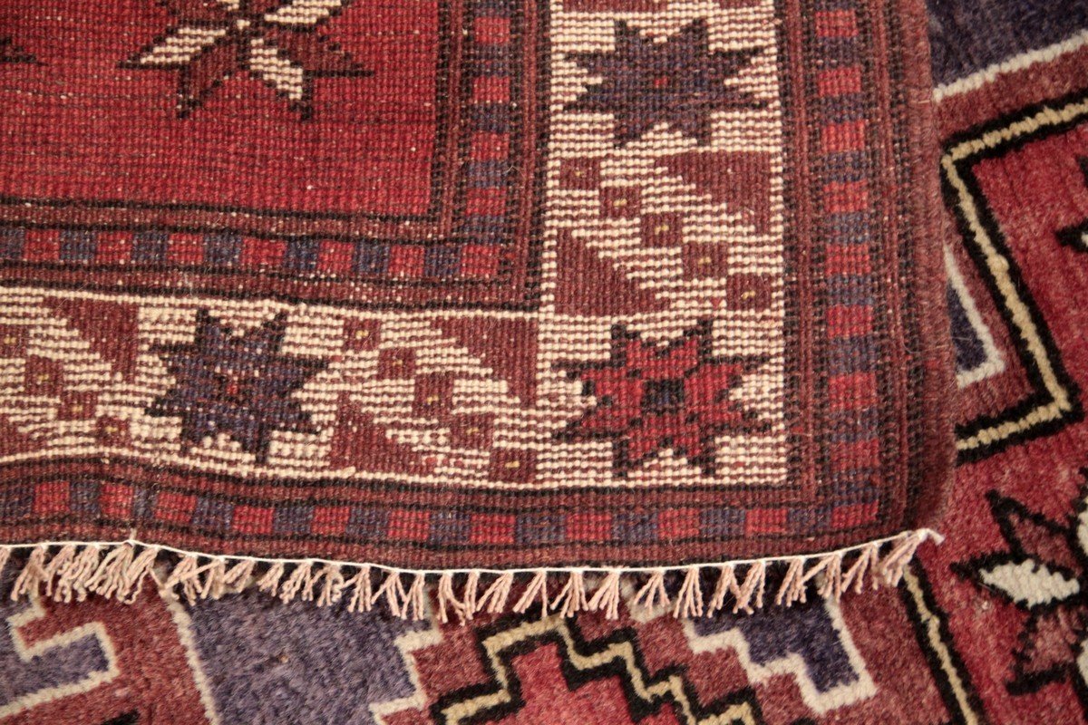 Turkish Rug, Lesghi Pattern, 197 X 104 Cm-photo-3