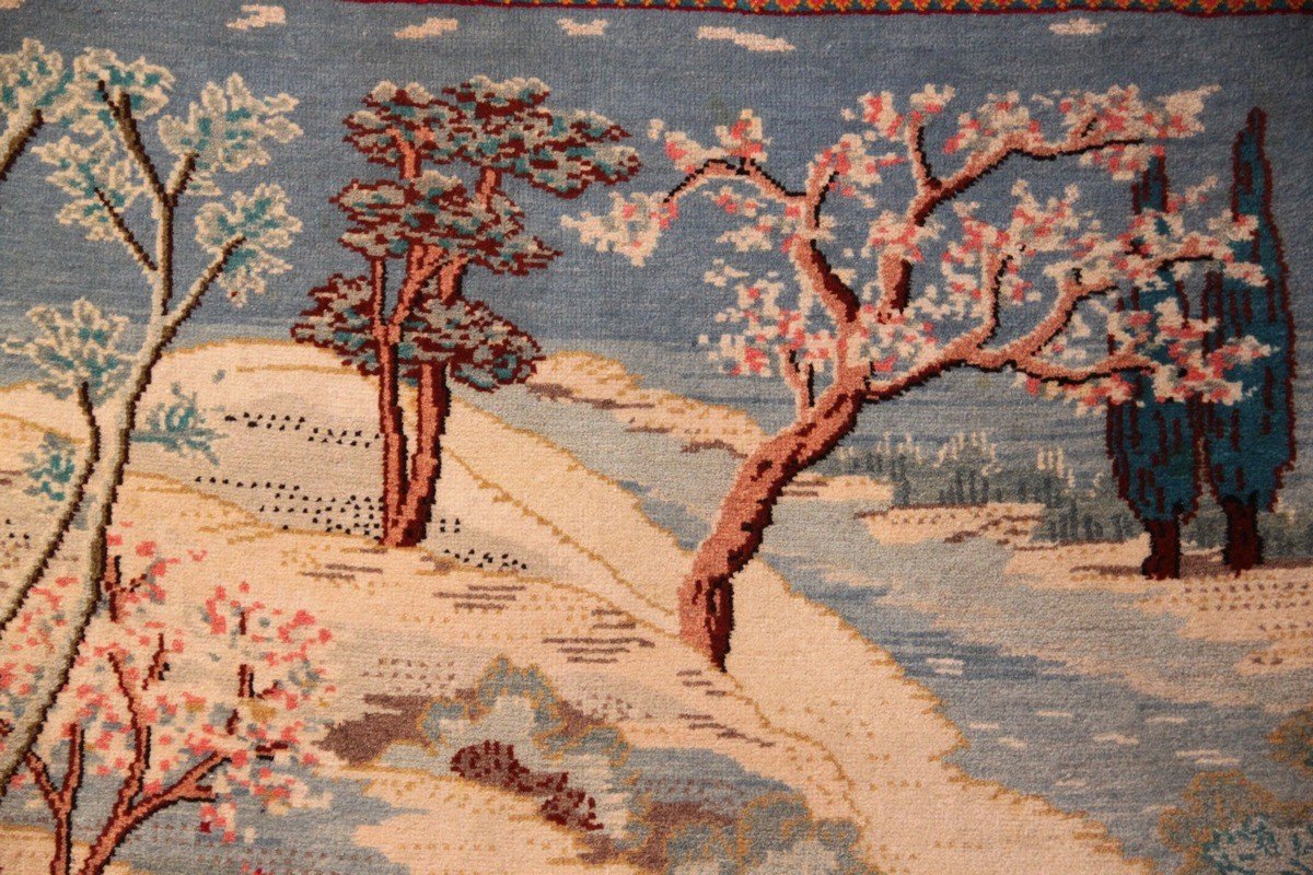 Tapis Tabriz Iran 119 x 98 cm-photo-4
