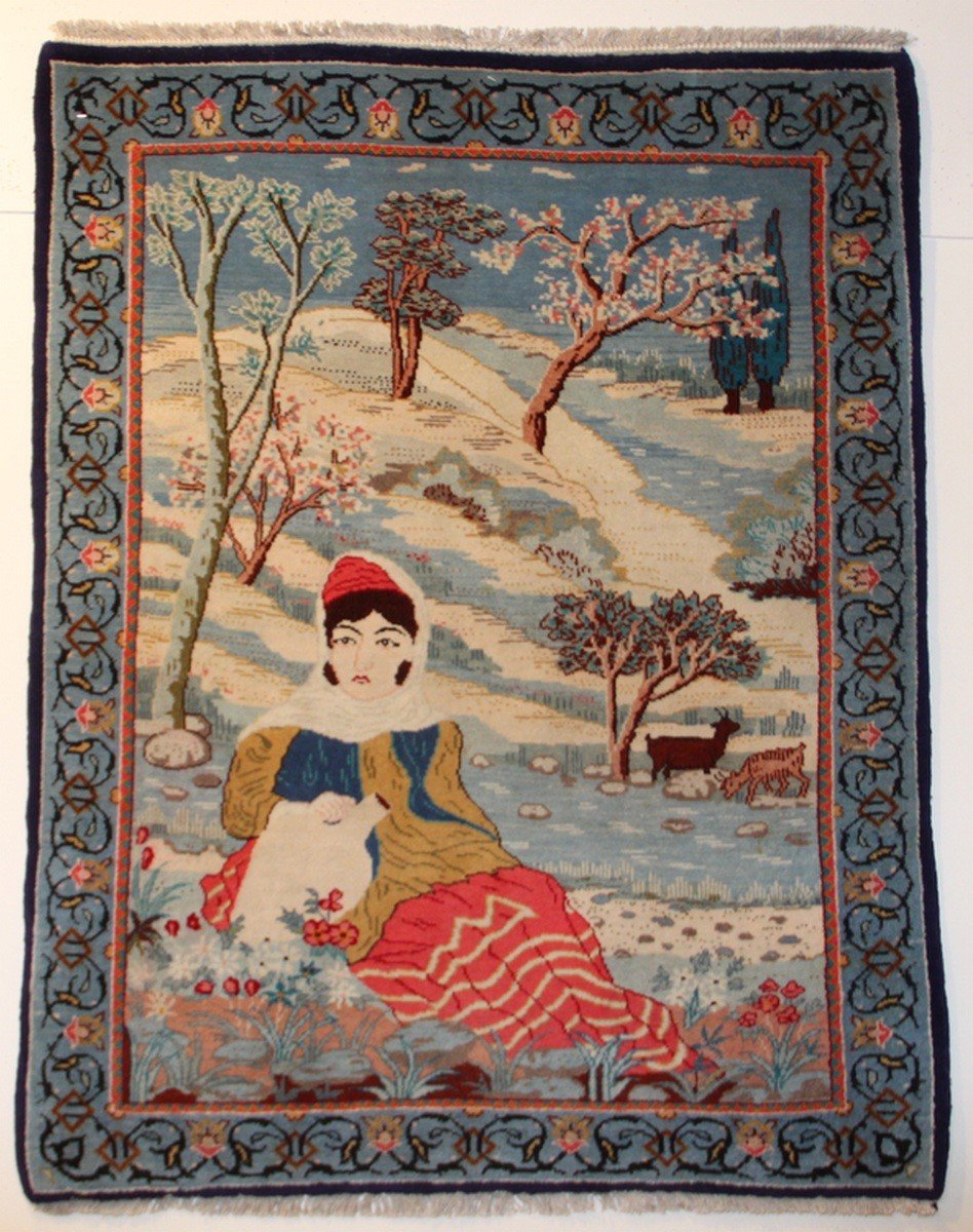 Tapis Tabriz Iran 119 x 98 cm