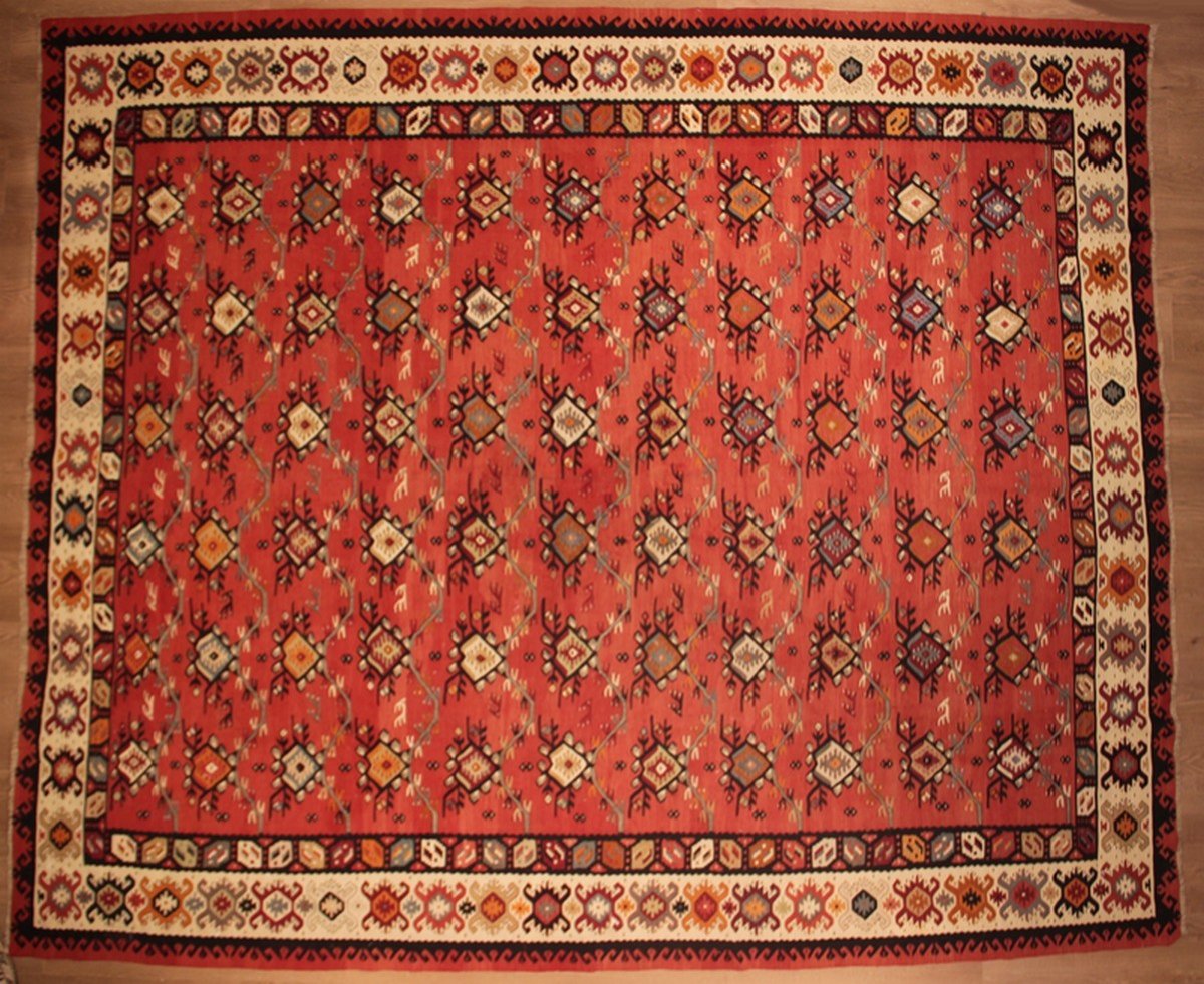 Kilim Pirot Serbie 300 x 260 cm-photo-2