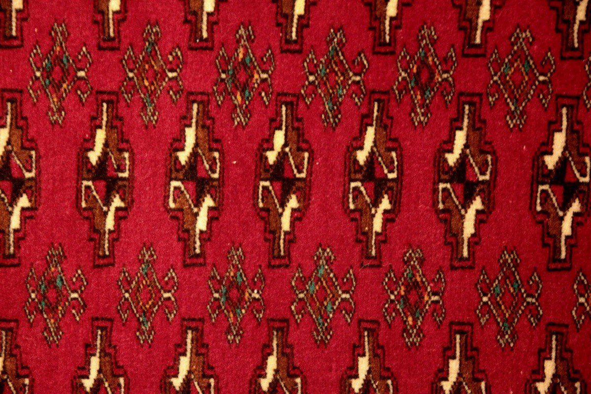 Tapis djoval Turkmène Khorassan 140 x 66 cm-photo-3
