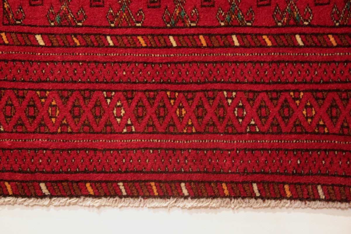 Tapis djoval Turkmène Khorassan 140 x 66 cm-photo-1