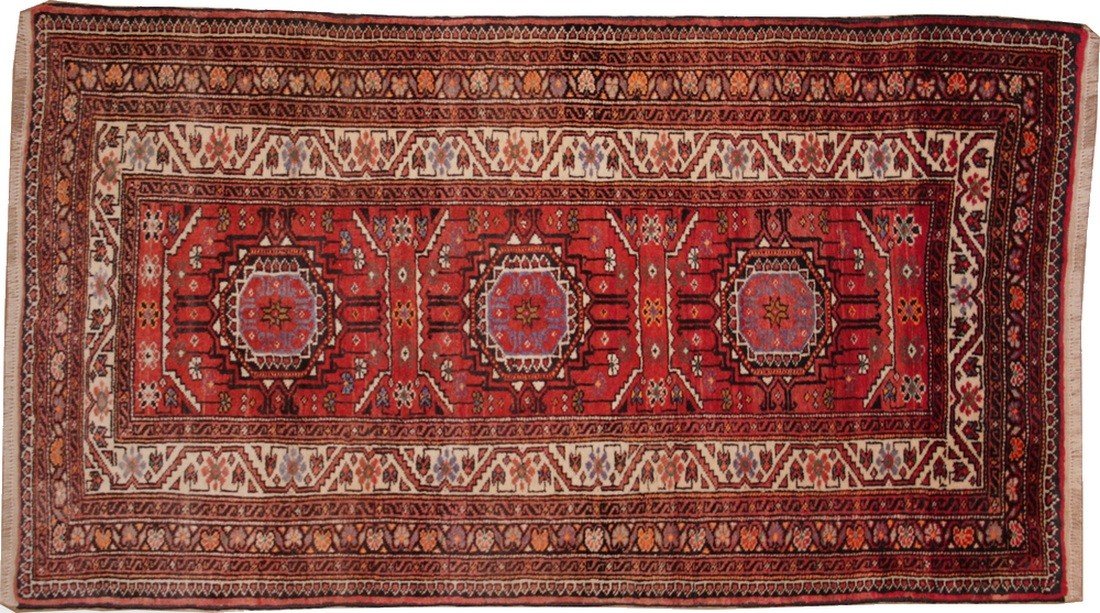 Tapis Turkmène Khorassan Iran 218 x 124 cm-photo-2