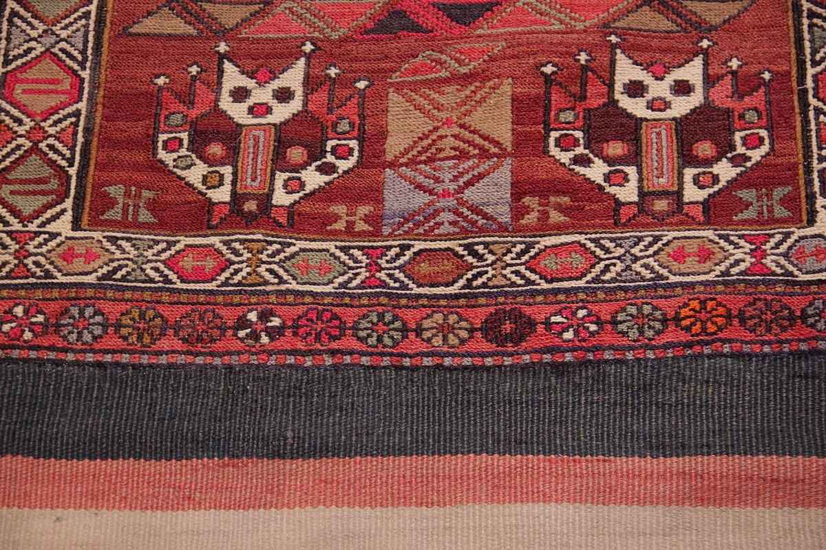 Kilim Soumak Shahsavan Iran 220 X 68 Cm-photo-4