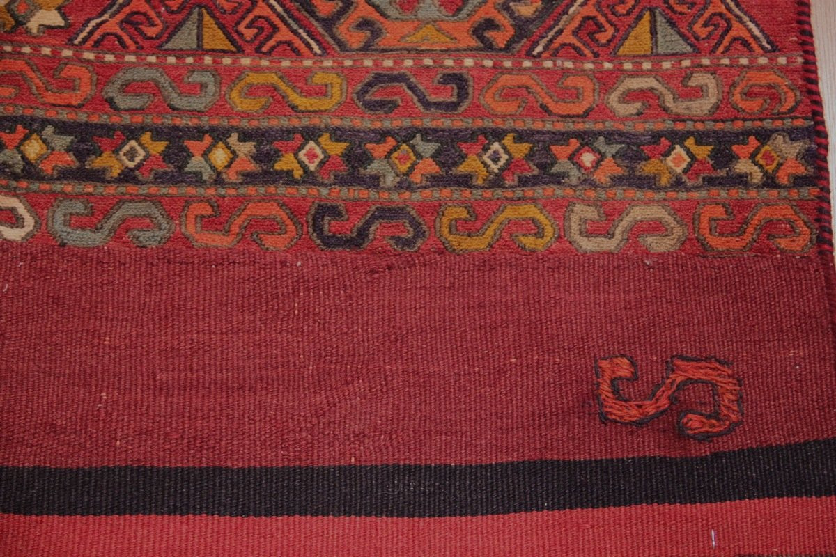 Kilim Soumak Shahsavan Iran 165 X 55 Cm-photo-3