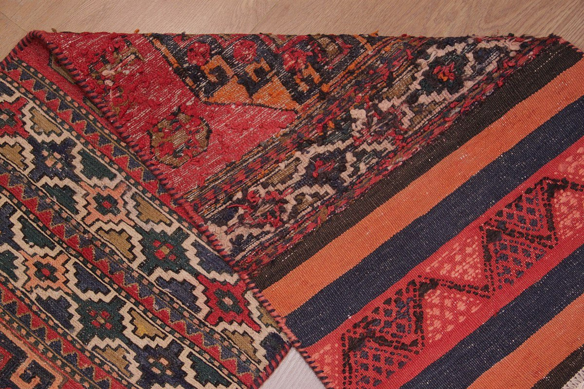 Kilim Soumak Shahsavan Iran 168 X 45 Cm-photo-3