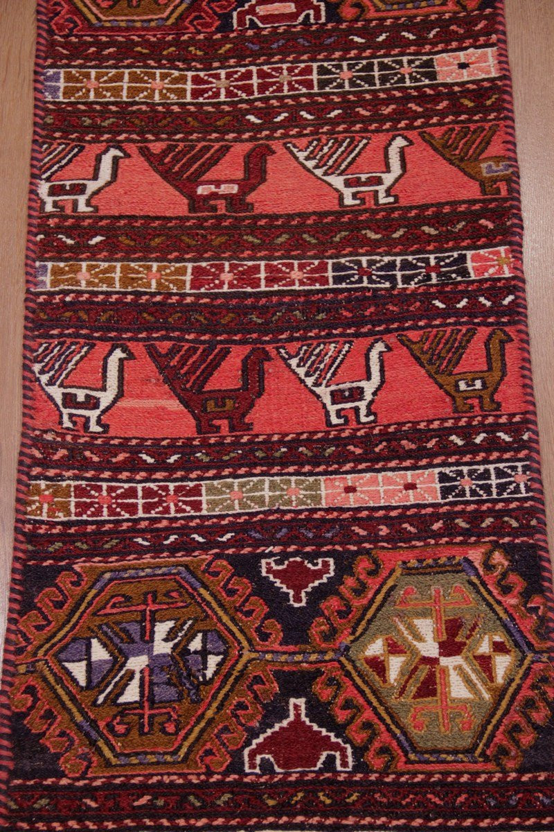 Kilim Soumak Shahsavan Iran 197 X 42 Cm-photo-1