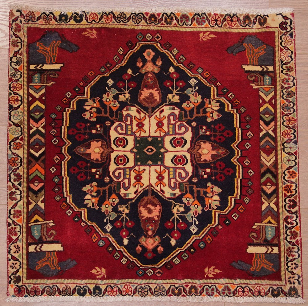 Gashghai Kashkuli Iran Rug 70 X 70 Cm