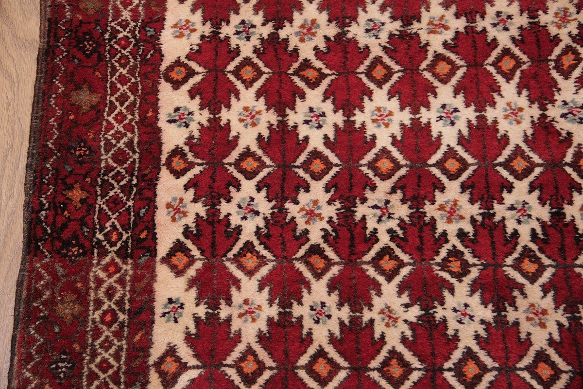 Tapis Turkmène Khorassan Iran 187 x 100 cm-photo-2