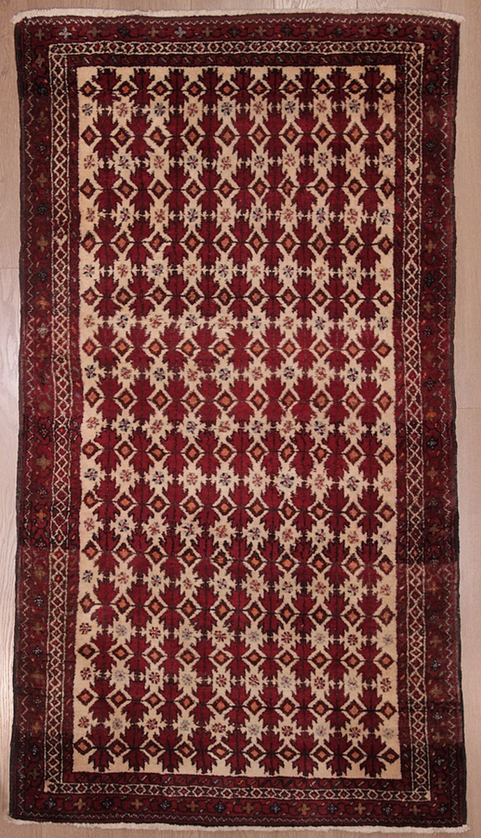 Tapis Turkmène Khorassan Iran 187 x 100 cm