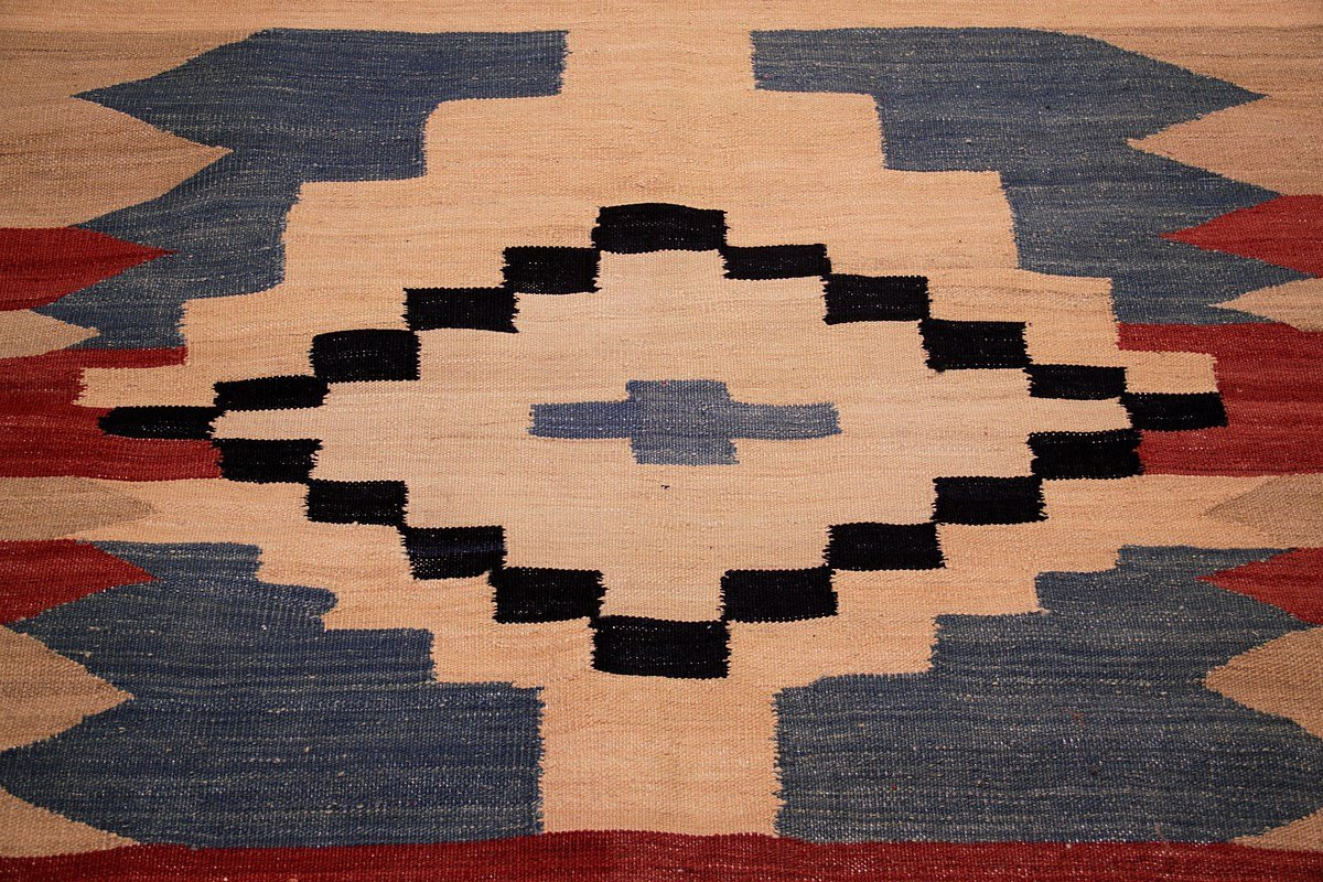 Kilim sofreh Kamoo Kurdistan Iran 130 x 125 cm-photo-3