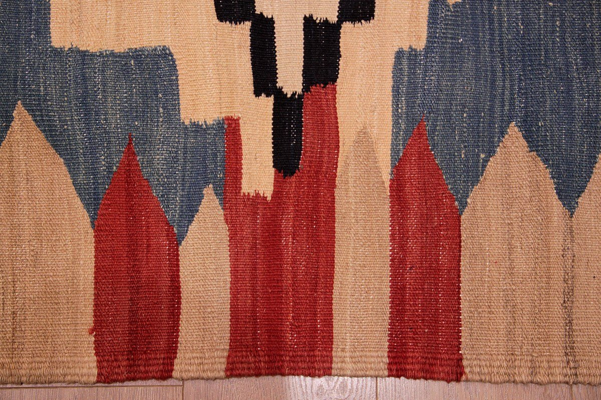 Kilim sofreh Kamoo Kurdistan Iran 130 x 125 cm-photo-4