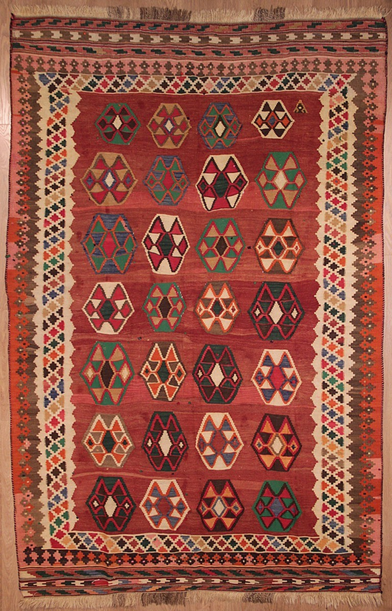 Kilim Gashghaï Kashkuli Iran 247 x 160  cm