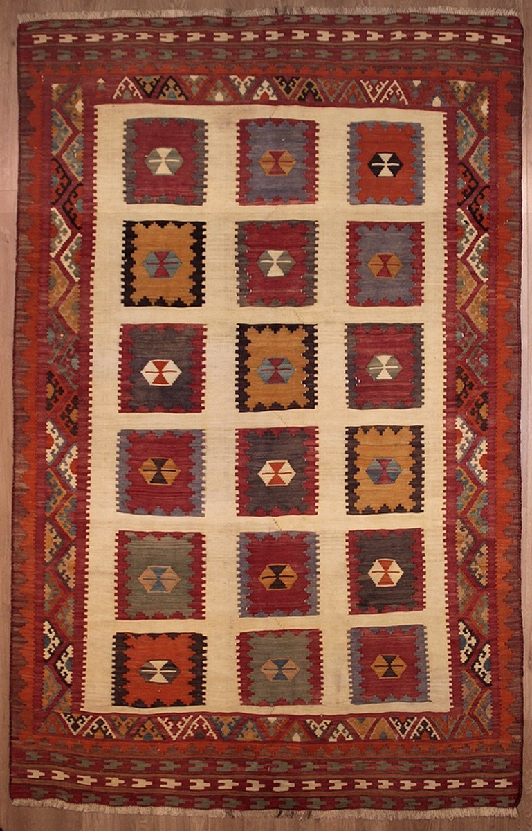 Kilim Gashghaï Kashkuli Iran 270 x 170 cm