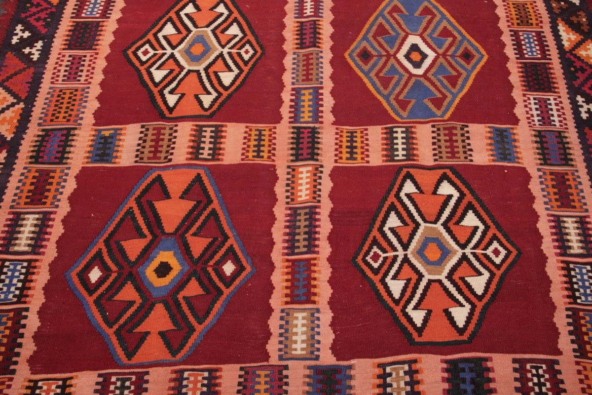 Kilim Gashghaï Kashkuli Iran 270 X 166 Cm-photo-4
