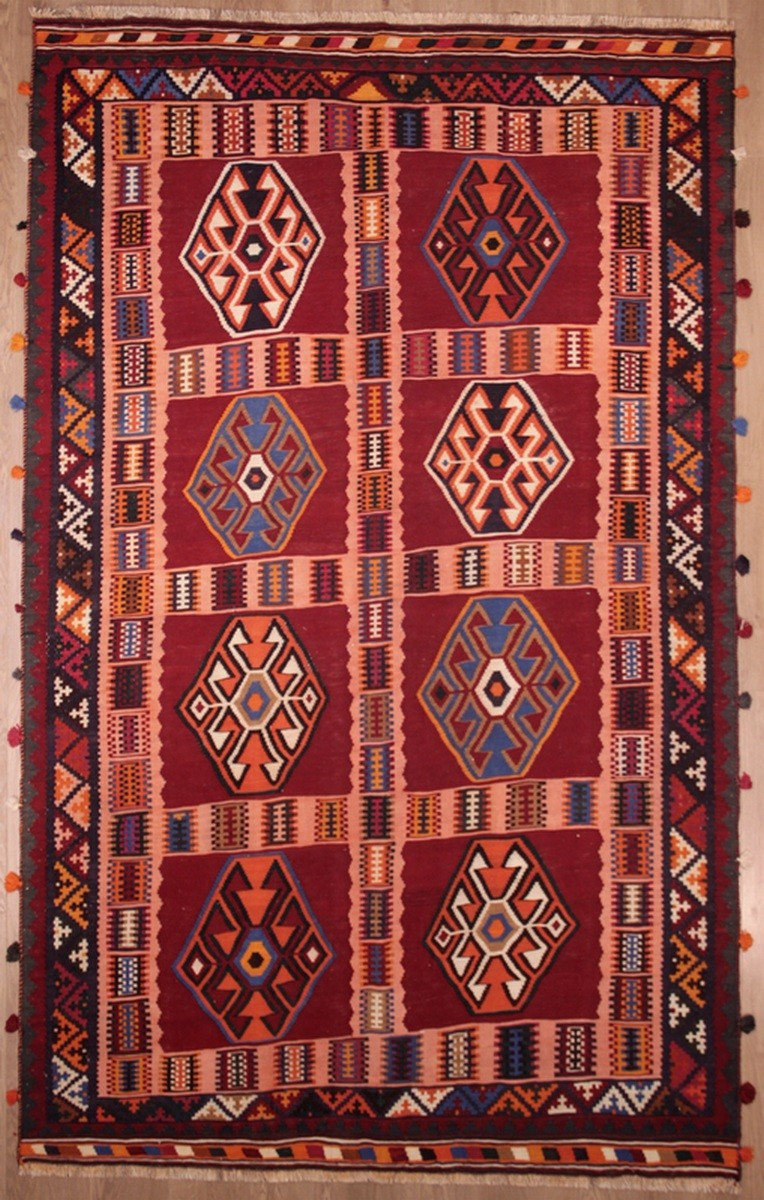 Kilim Gashghaï Kashkuli Iran 270 X 166 Cm