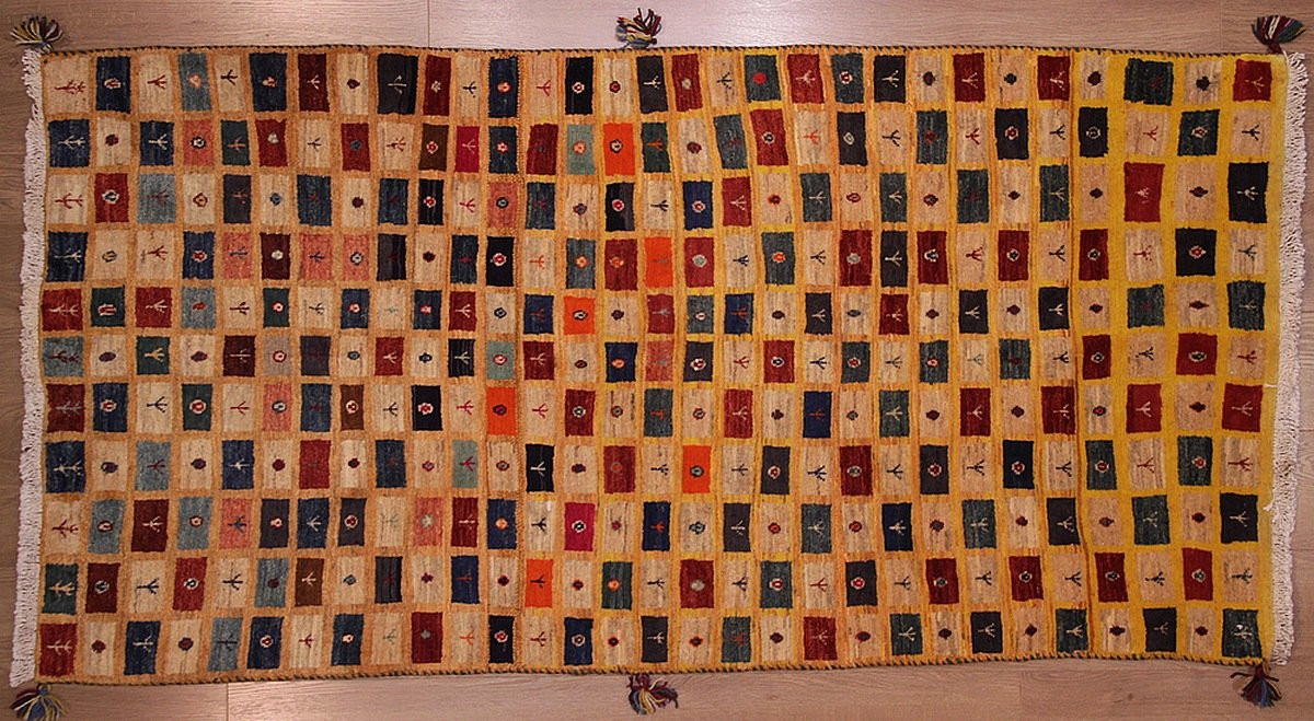 Tapis Gabbeh Iran 196 x 98 cm-photo-2