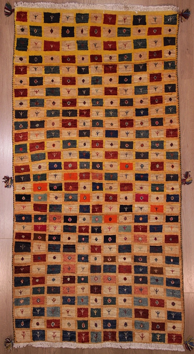Tapis Gabbeh Iran 196 x 98 cm
