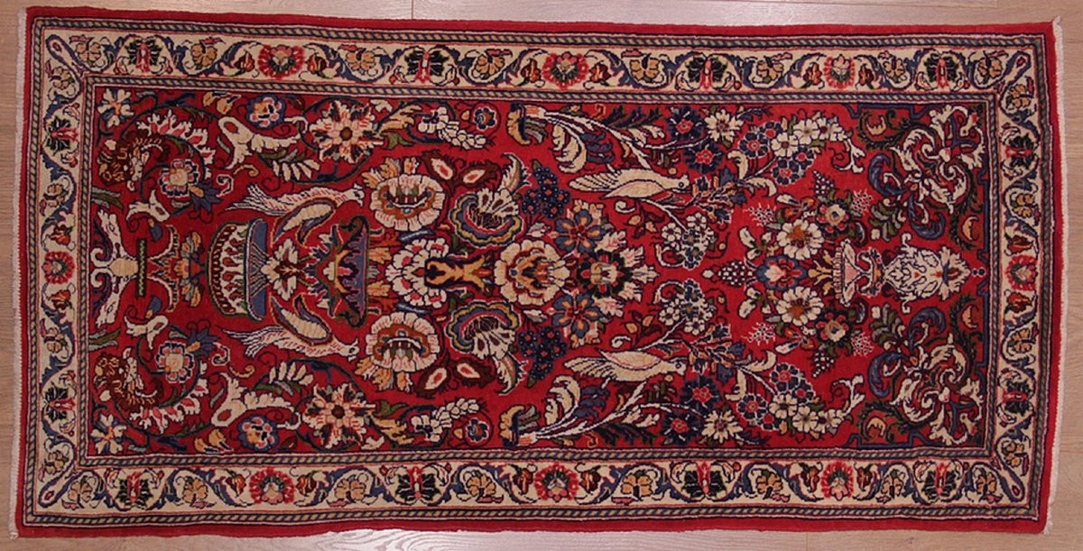 Sarough Iran Rug 130 X 64 Cm-photo-2