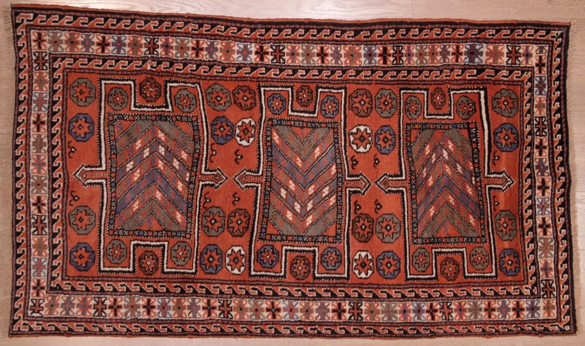 Turkmen Khorasan Rug From Iran, 180 X 103 Cm-photo-2