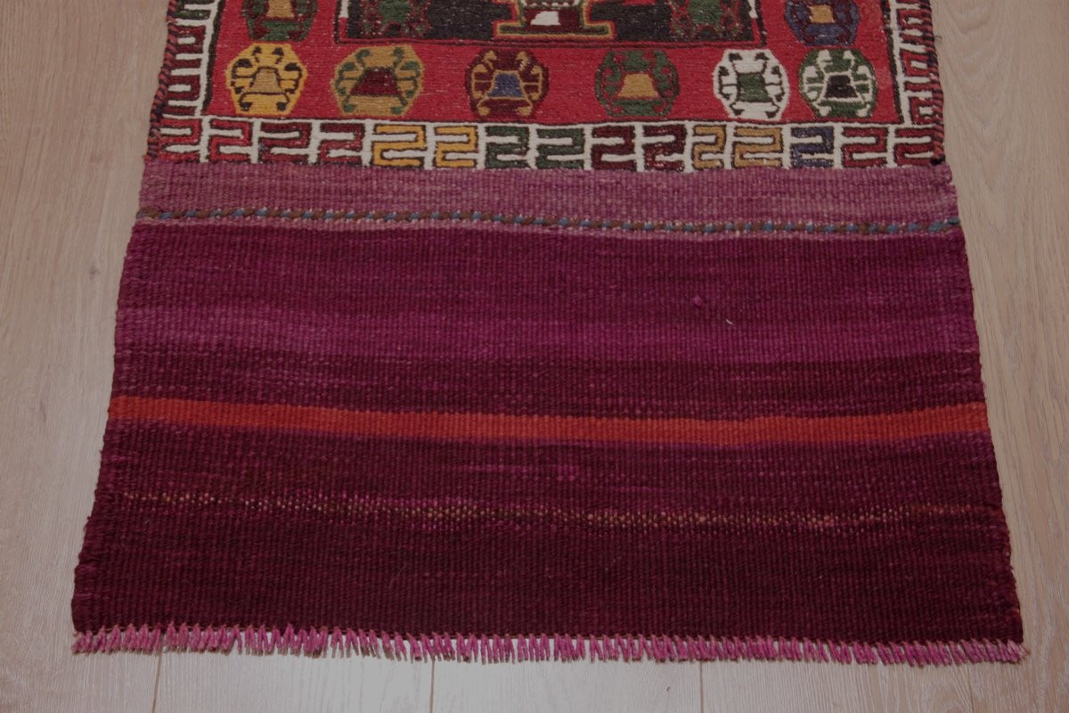 Kilim soumak Shahsavan Iran 181 x 64 cm-photo-3