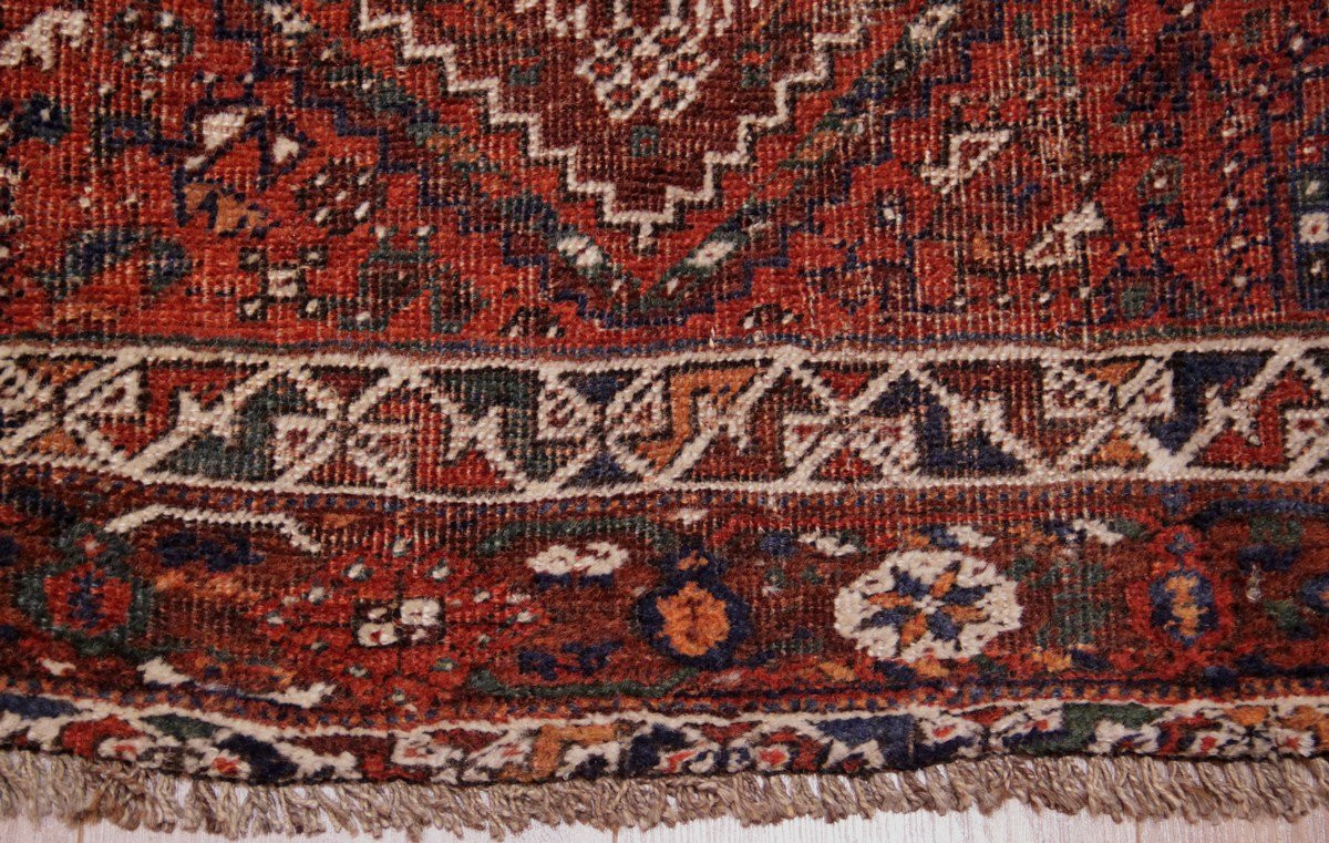 Carpet Shiraz Gashghaï Iran 190 X 160 Cm-photo-3