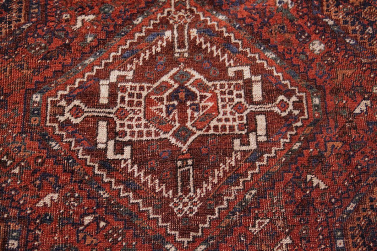 Carpet Shiraz Gashghaï Iran 190 X 160 Cm-photo-4